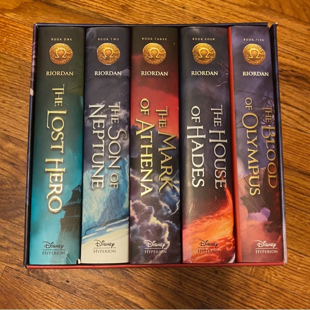 percy jackson original cover book set